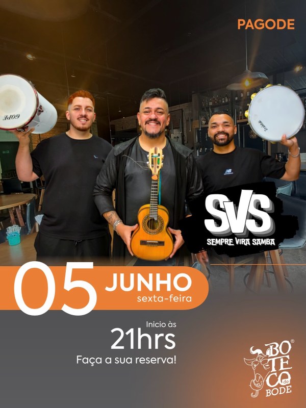 Pagode no Boteco do Bode com SVS (Sempre Vira Samba)