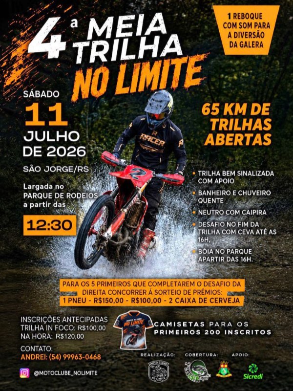 4ª Meia Trilha No Limite – Trilhão de São Jorge