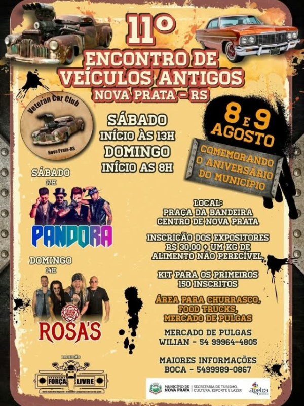 11º Encontro de Veículos Antigos de Nova Prata