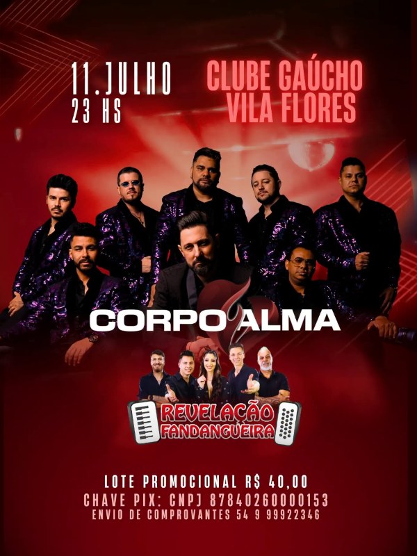Corpo e Alma + Revelação Fandangueira