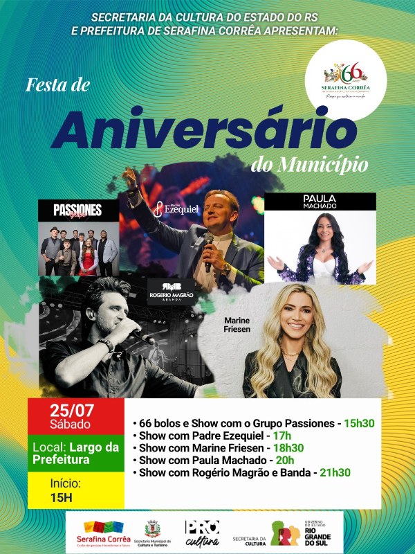 66 anos de Serafina Corrêa