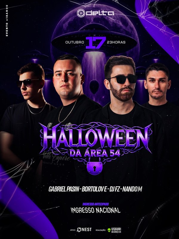 Halloween da Área 54